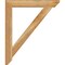 Ekena Millwork Traditional Slat Rough Sawn Bracket, Western Red Cedar, 4"W x 32"D x 38"H BKT04X32X38TRA06RWR - alternate 4